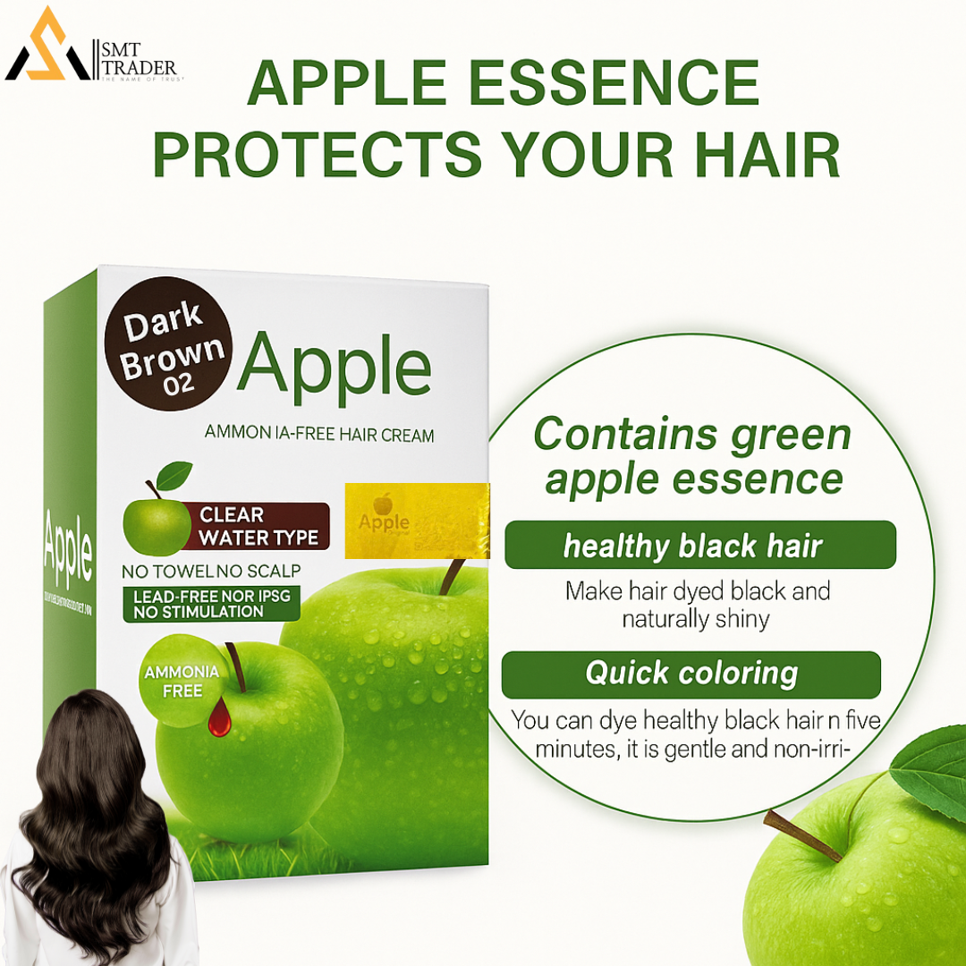 APPLE BROWN (DUBAI) COLOUR SACHET 10PICE BOX